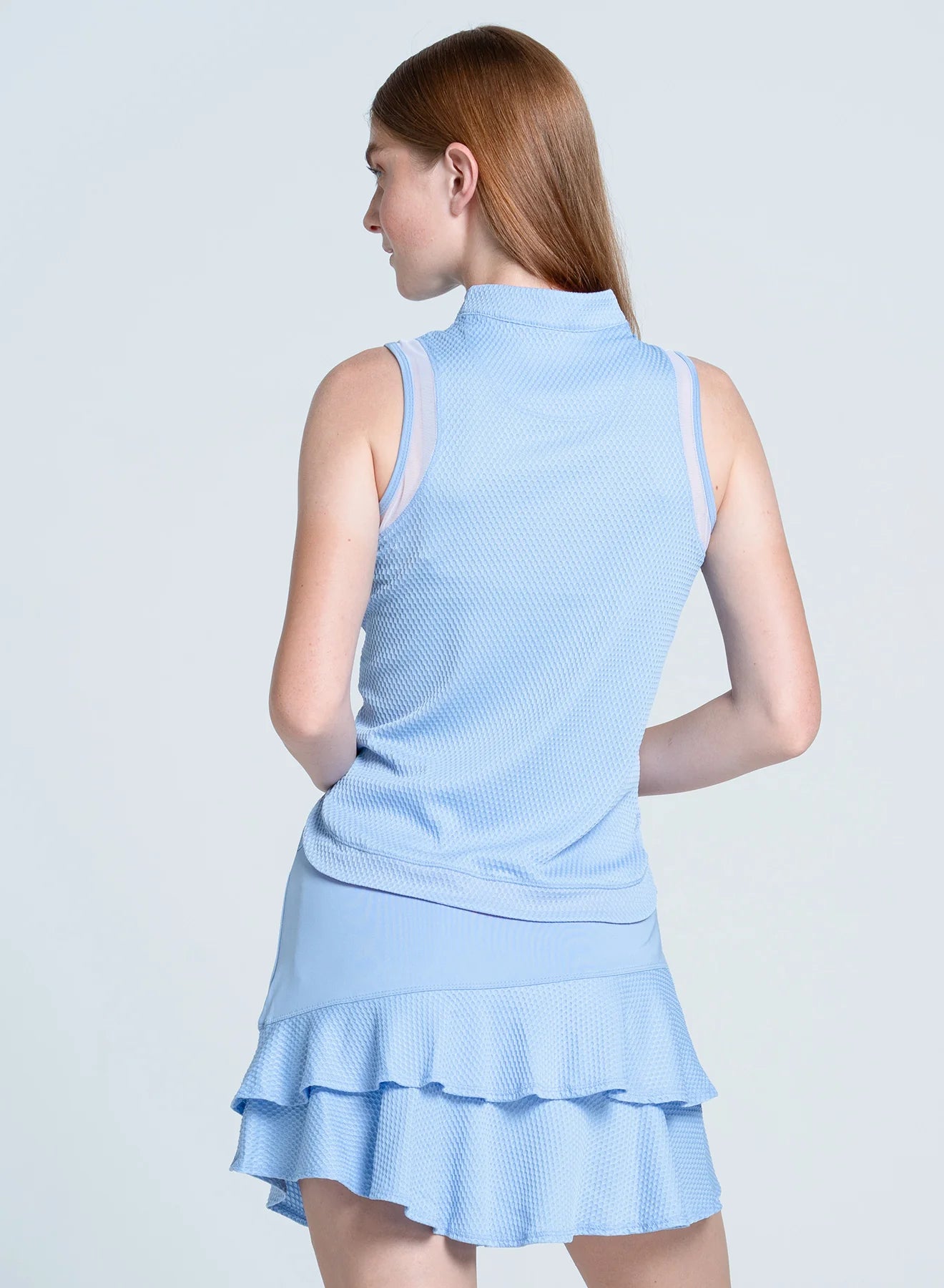 Lucky in Love Got the Blues Victory Hybrid Tank Top