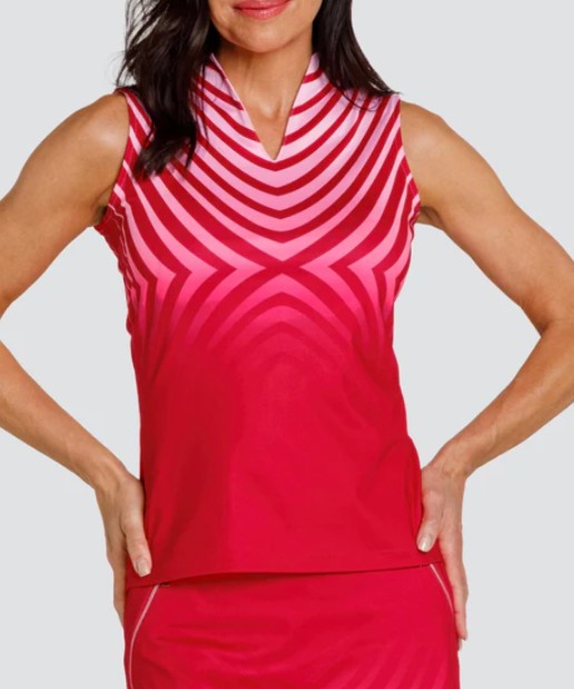 Tail Better HIBISCUS PALMS Sleeveless Gayle Top
