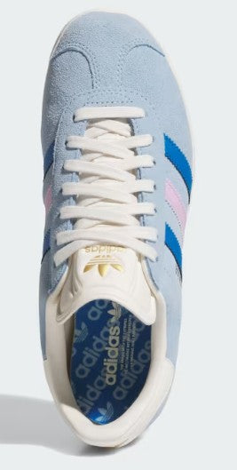 Adidas Gazelle Spikeless Golf Shoes in Clear Sky / Blue Bird / Bliss Lilac