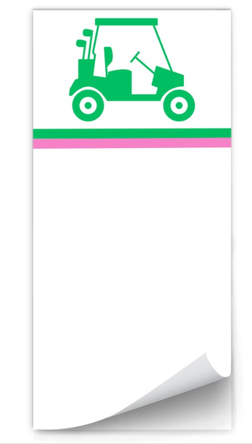 Bloom Designs Golf Cart Magnet Notepads
