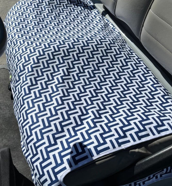 Birdie Balou Geometric Golf Cart Seat Cover