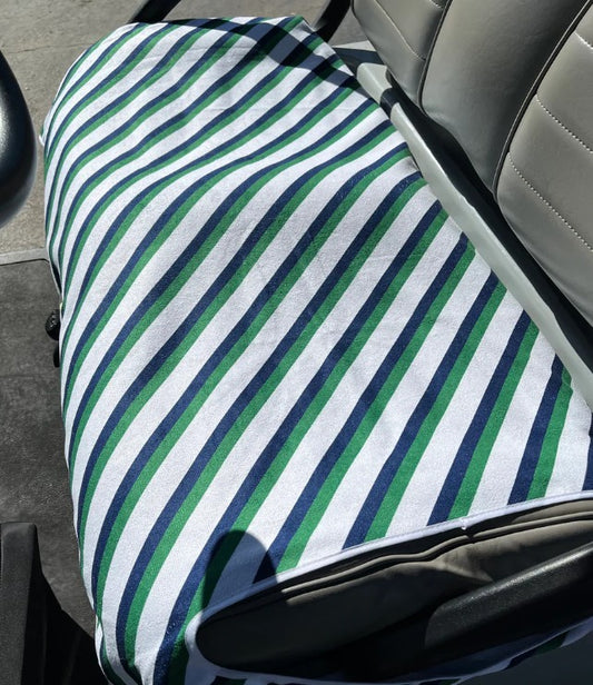 Birdie Balou Stripe Golf Cart Seat Cover (Multiple Colors)