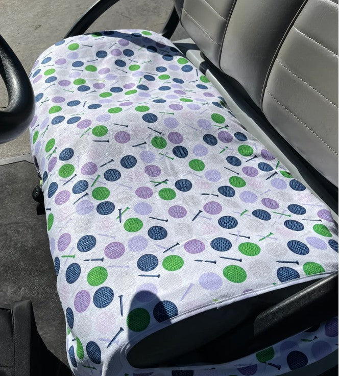 Birdie Balou Ball Brights Golf Cart Seat Cover (Multiple Colors)