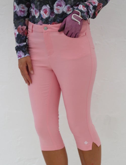 FAMARA TONAL SOLIDS PEDAL PUSHERS (Multiple Colors)