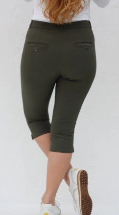 FAMARA TONAL SOLIDS PEDAL PUSHERS (Multiple Colors)