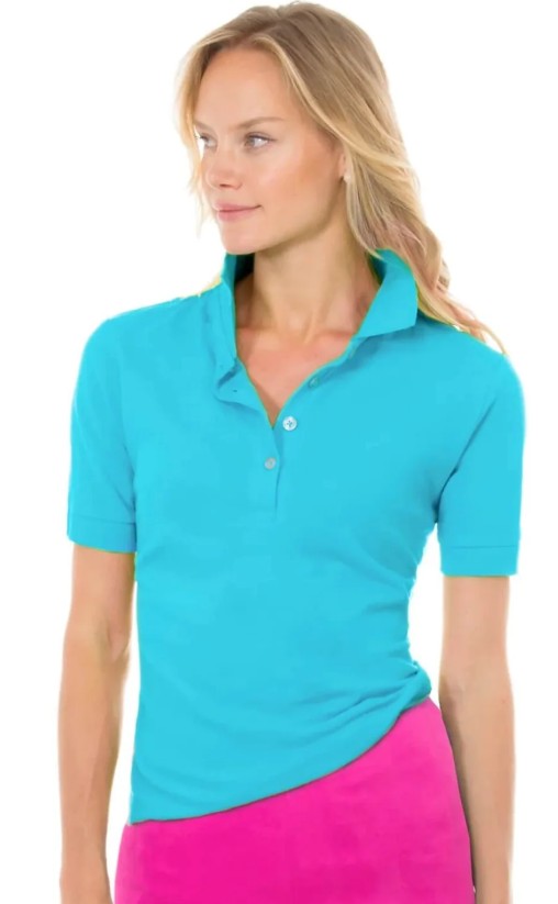 Gretchen Scott Gripeless Cotton Piqué Polo Shirt (Multiple Colors)