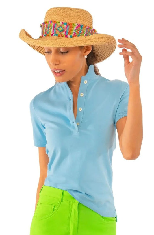 Gretchen Scott Gripeless Cotton Piqué Polo Shirt (Multiple Colors)