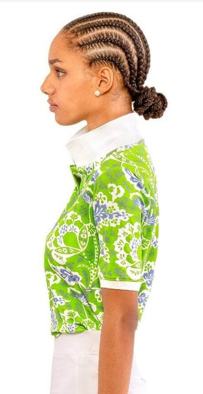 Gretchen Scott Gripeless Flora Polo Shirt (Multiple Colors)