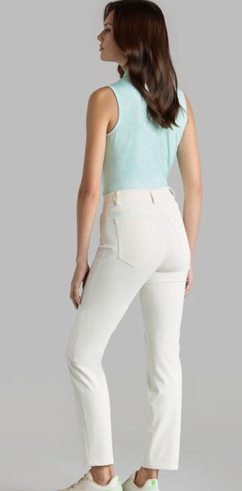 G/FORE APPAREL HYDRANGEA TECH JERSEY SLEEVELESS POLO