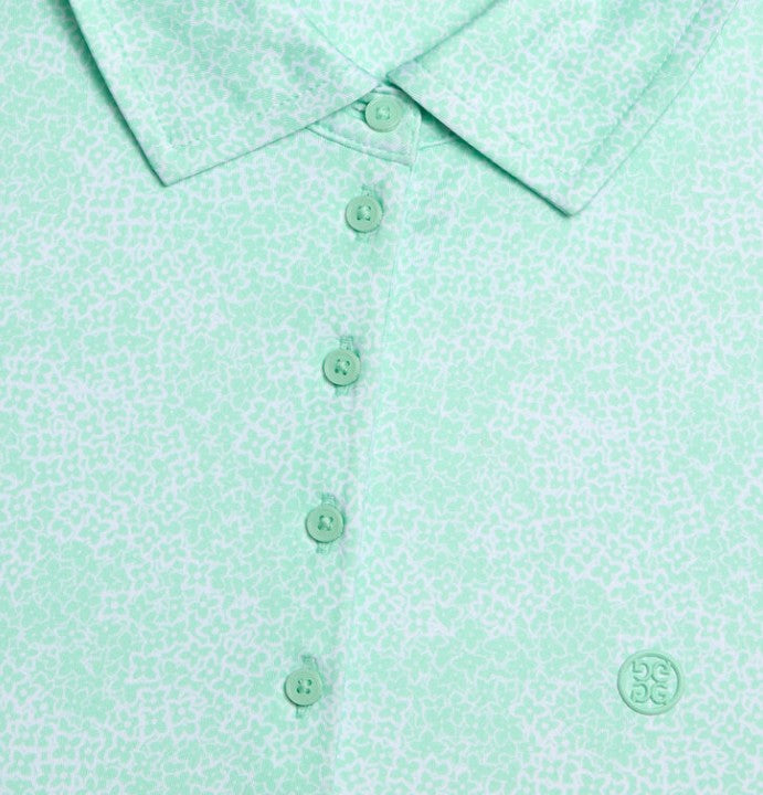 G/FORE APPAREL HYDRANGEA TECH JERSEY SLEEVELESS POLO