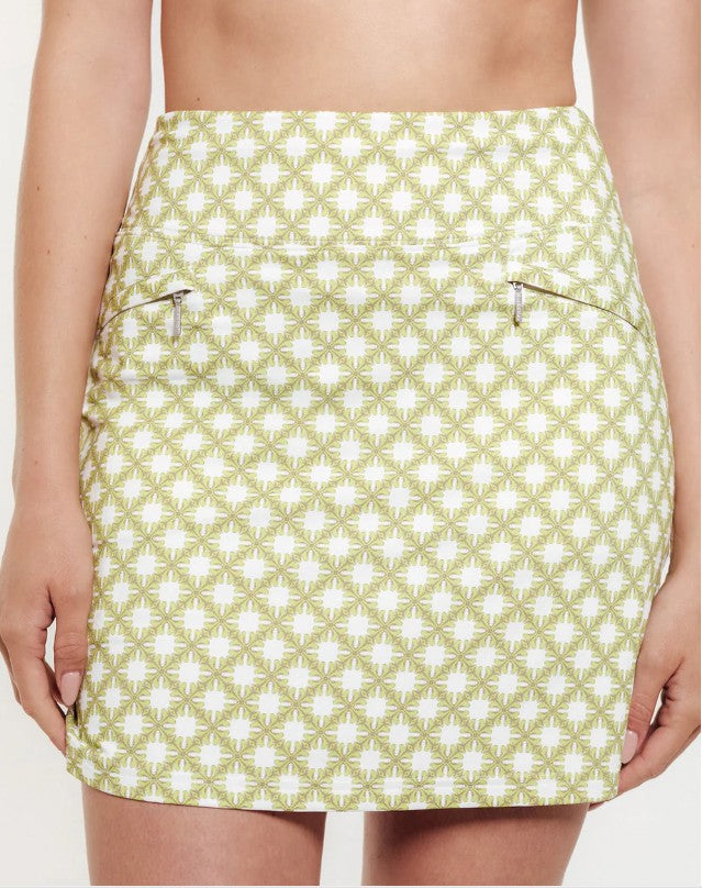 GG BLUE PALM ROYALE Harlo Skort 17.5"