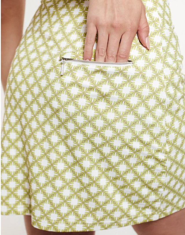 GG BLUE PALM ROYALE Harlo Skort 17.5"