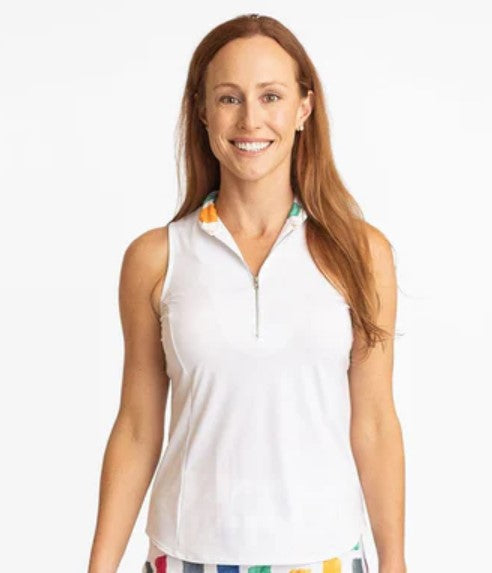 Amy Sport Mosaic Isabel Sleeveless Top