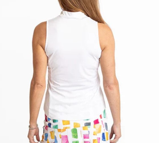 Amy Sport Mosaic Isabel Sleeveless Top
