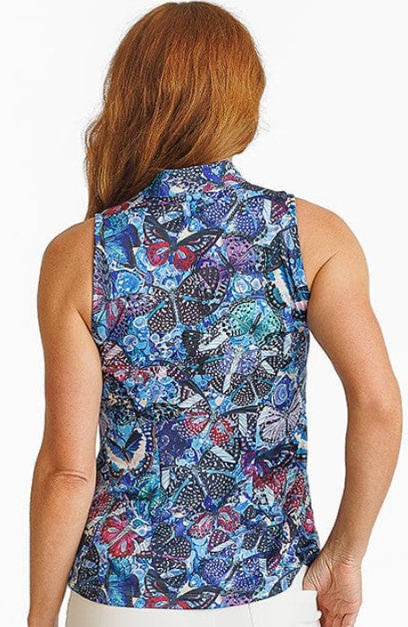 Amy Sport BUTTERFLY Isabel Sleeveless Top