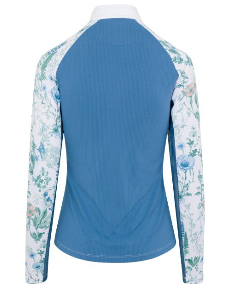 Greg Norman JACARANDAS LONG SLEEVE 1/2 ZIP TOP