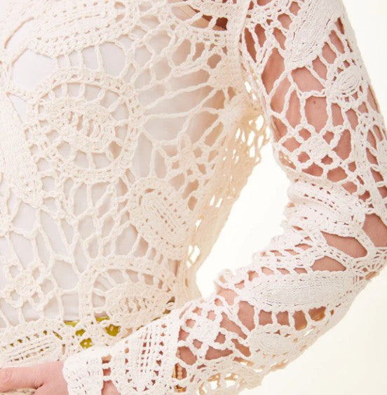 Spartina Jordyn Crochet Cardigan