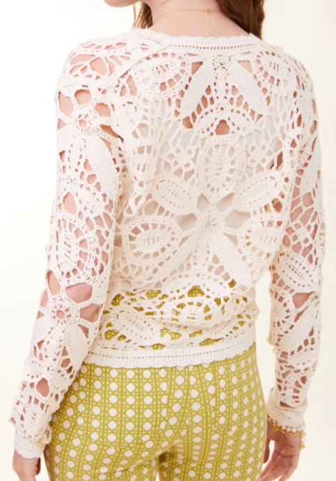 Spartina Jordyn Crochet Cardigan