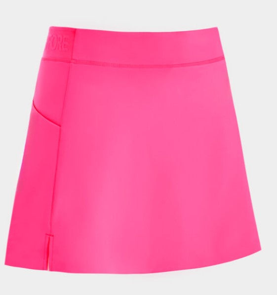 G/FORE APPAREL SILKY KNOCKOUT A-LINE SKORT 13" IN PINK