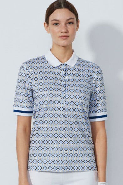 Daily Sports BLUE ILLUSIONS Breeze Half Sleeve Polo Shirt