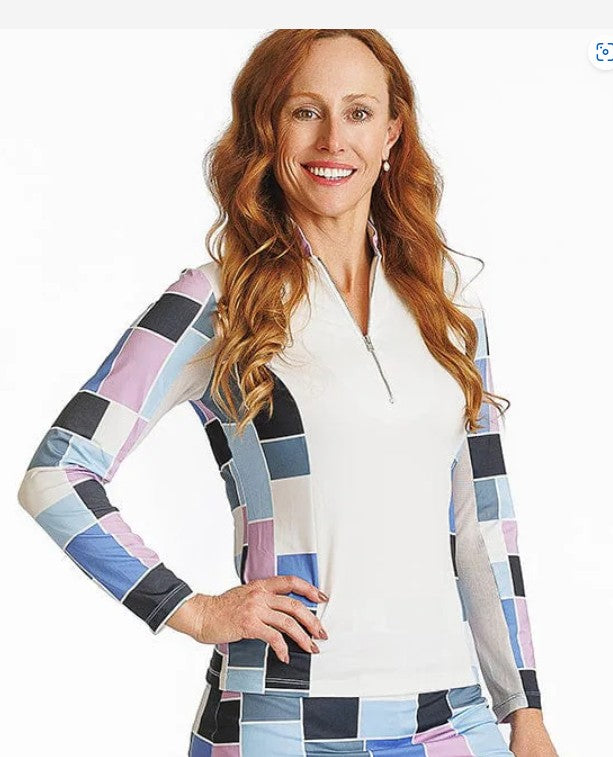Amy Sport COLOR BLOCK Katelyn Long Sleeved Top