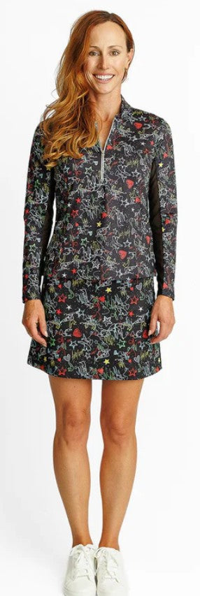 Amy Sport GRAFFITI Katelyn Long Sleeved Top