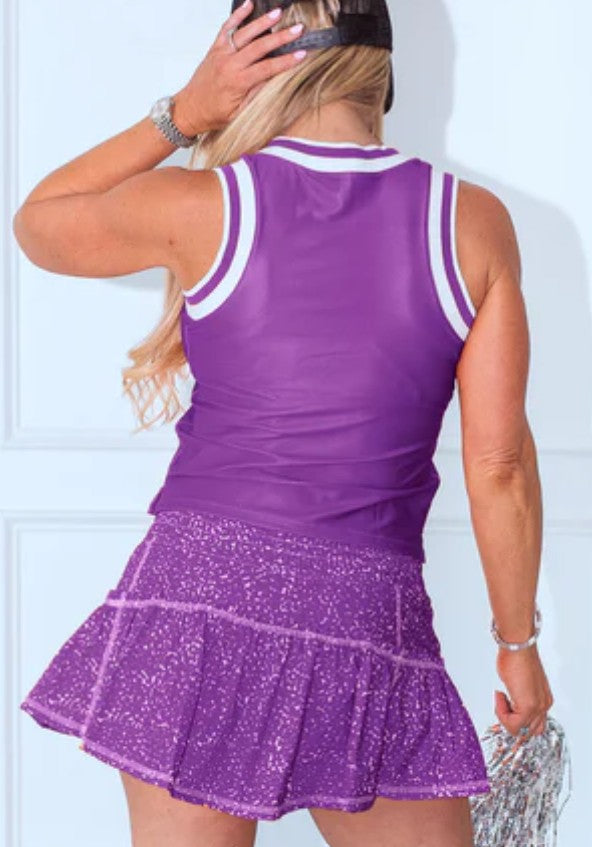 The Bubble GAME DAY Lawley Print Skirt 13" (Multiple Colors)