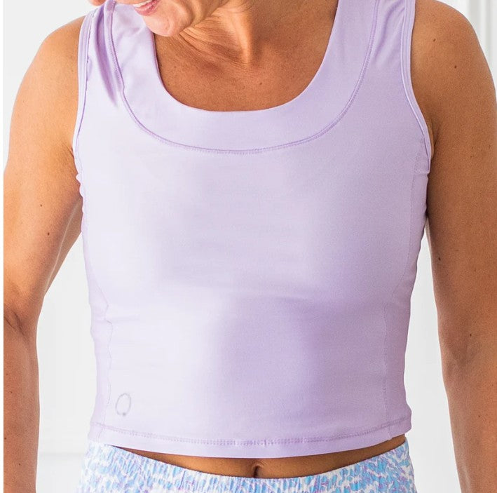 The Bubble Lexi Crop Sleeveless Solid Top (Multiple Colors)