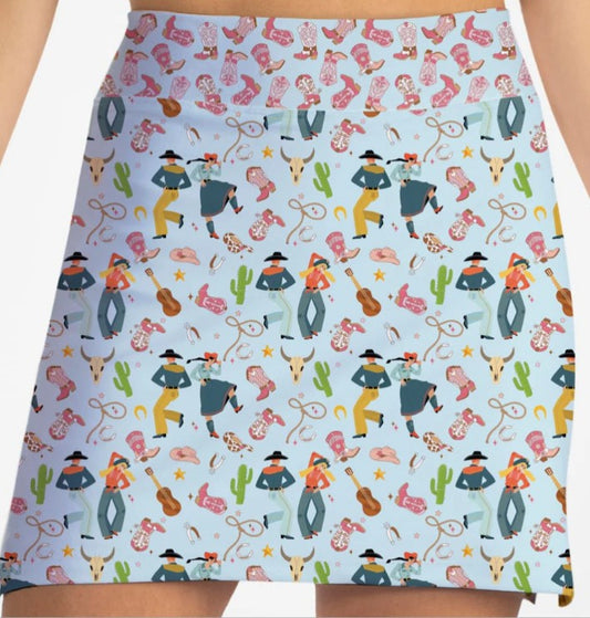 Skort Obsession LINE DANCING DIVAS Skort 17"