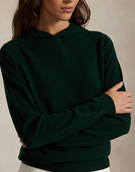 Ralph Lauren RLX LONG-SLEEVE WASHABLE CASHMERE HOODED SWEATER (Multiple Colors)