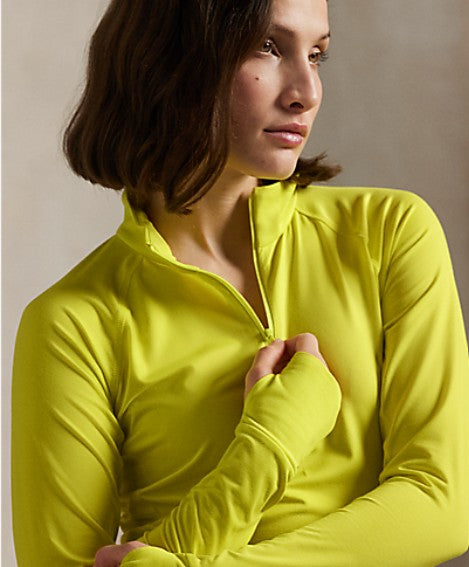 Ralph Lauren RLX Long Sleeve Stretch Peached Jersey Quarter-Zip (Multiple Colors)