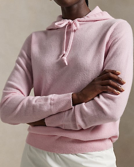 Ralph Lauren RLX LONG-SLEEVE WASHABLE CASHMERE HOODED SWEATER (Multiple Colors)