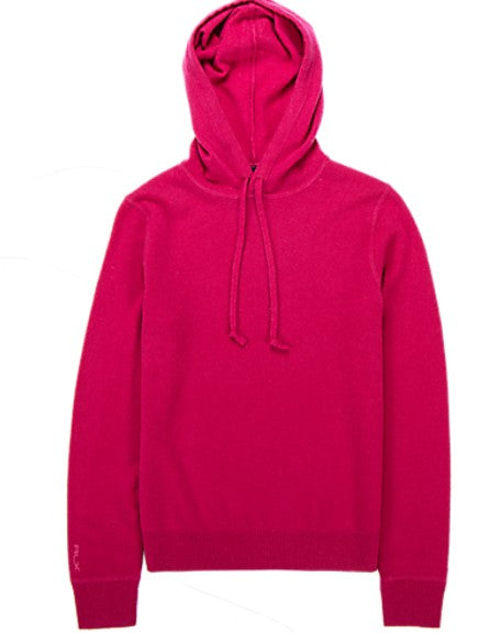 Ralph Lauren RLX LONG-SLEEVE WASHABLE CASHMERE HOODIE (MULTIPLE COLORS)