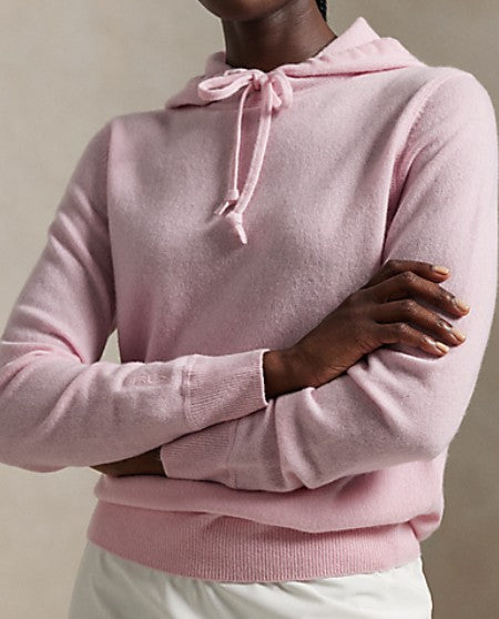 Ralph Lauren RLX LONG-SLEEVE WASHABLE CASHMERE HOODIE (MULTIPLE COLORS)