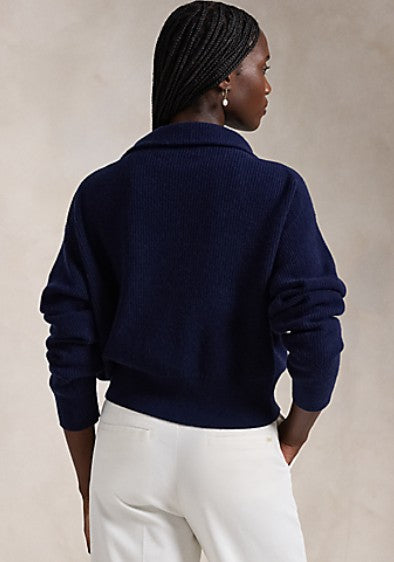 Ralph Lauren RLX LONG-SLEEVE WASHABLE CASHMERE 1/2 ZIP PULLOVER (Multiple Colors)