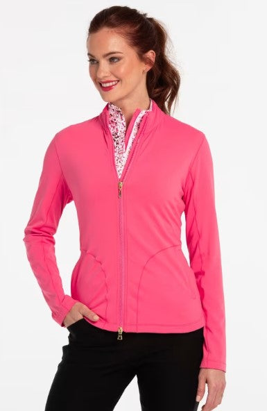 EPNY GO WILD LONG SLEEVE ZIP FRONT JACKET
