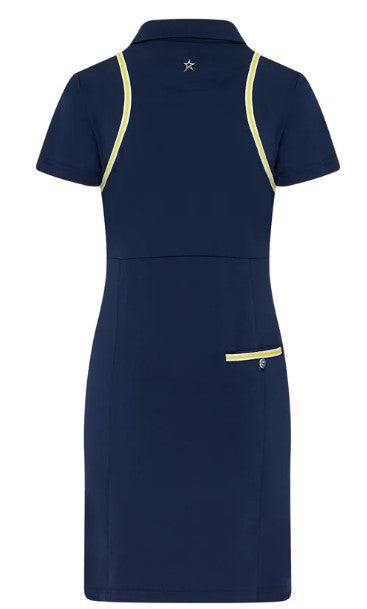 SWING OUT SISTER Solids Liz Cap Sleeve Dress 31"