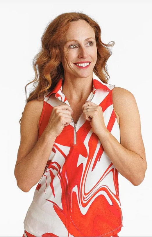Amy Sport INSPIRED Madi Sleeveless Top Print (Multiple Colors)