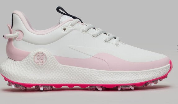 G/FORE MG4+ O2 G/LOCK GOLF SHOE IN SNOW / BLUSH