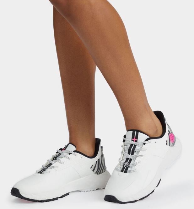 G/FORE MG4+ PERFORATED T.P.U. ZEBRA ACCENT GOLF SHOE