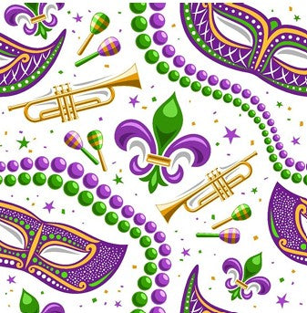 BSkinz Mardi Gras Golf Skort 18"