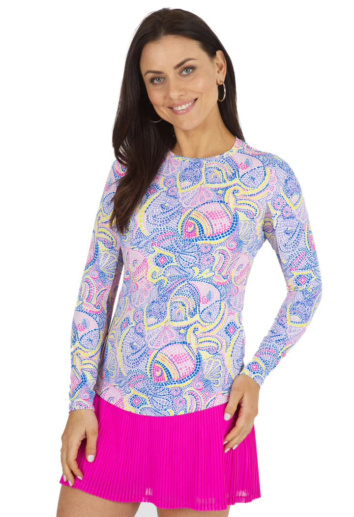 IBKUL Mariel Crew Neck Long Sleeve (Multiple Colors)