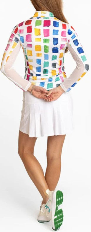 Amy Sport SOLIDS Marisa Pleated Skort 16" (Multiple Colors)