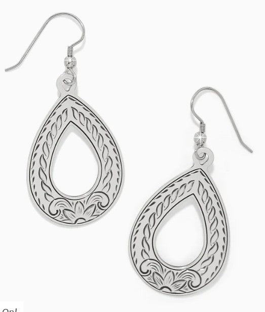 Brighton Mosaic Open Teardrop French Wire Earrings