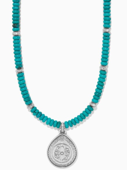 Brighton Mosaic Turquoise Teardrop Necklace
