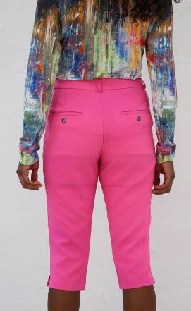 FAMARA TONAL SOLIDS PEDAL PUSHERS (Multiple Colors)