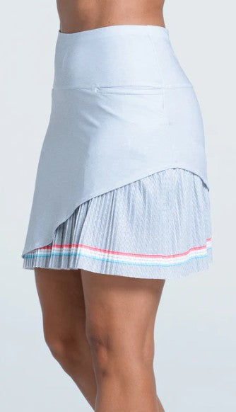 Lucky in Love Retro Revival Pleated Tiered Skort 17.5"