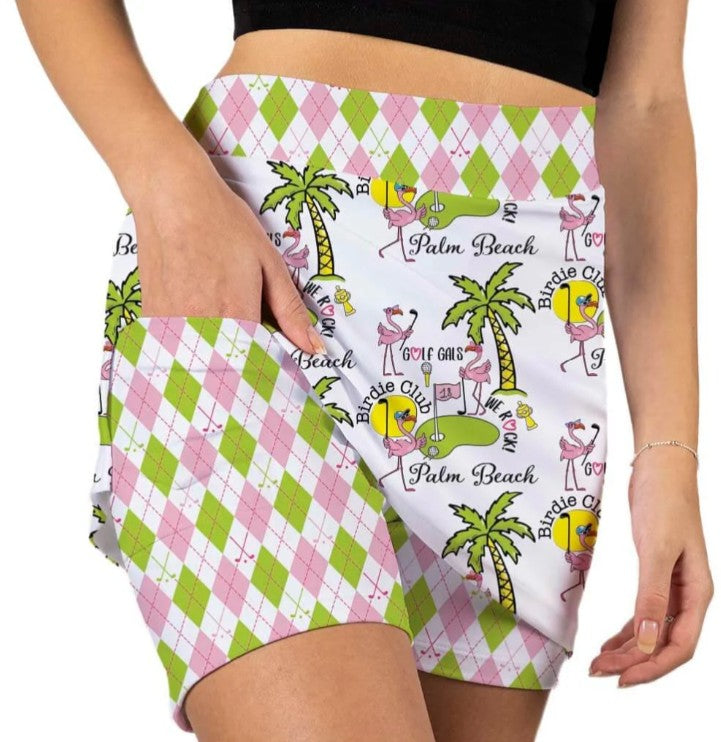 Skort Obsession PALM BEACH GOLF SKORT 17"