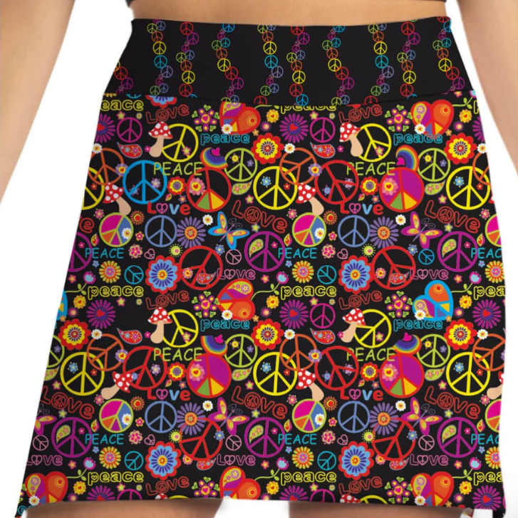 Skort Obsession Peace Out Skort 17"