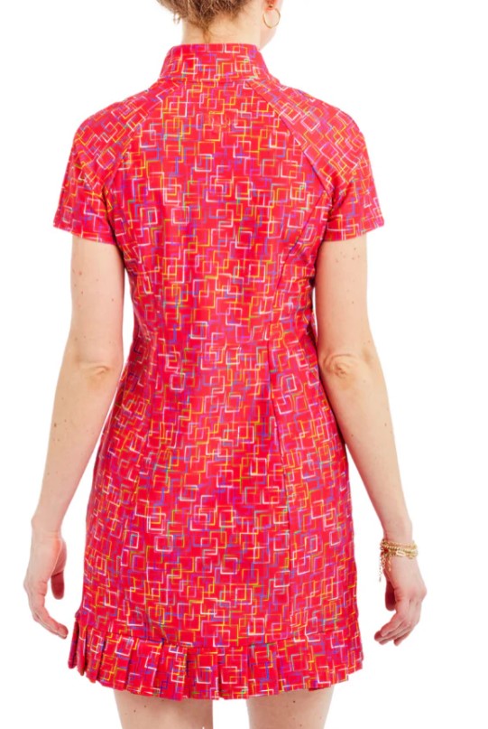 Tzu Tzu PENNIE CAPPED SLEEVED DRESS